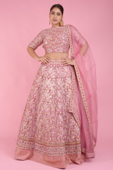 Pink Lehenga Set4400 video